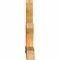 Ekena Millwork Alberta Rough Sawn Timber Gable Bracket, Western Red Cedar, 108"W x 49"H x 6"D x 6"F, 11/12 Pitch GBW108X49X0606ALB00RWR - alternate 3